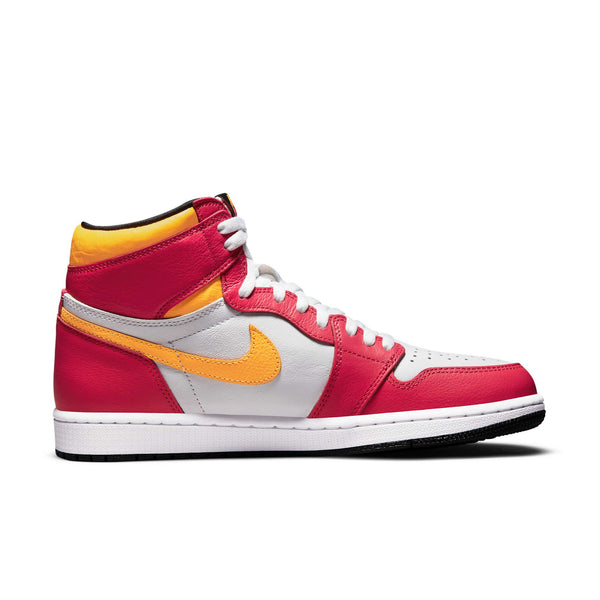[555088-603] MENS AIR JORDAN RETRO 1 HIGH OG 'LIGHT FUSION RED'