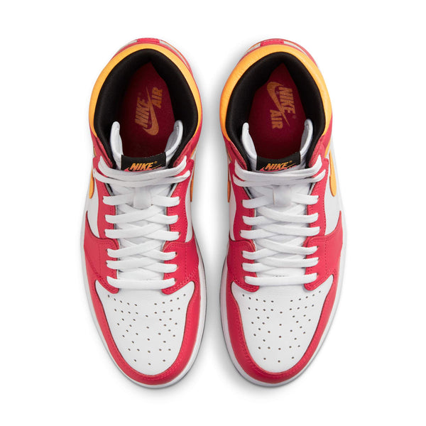 [555088-603] MENS AIR JORDAN RETRO 1 HIGH OG 'LIGHT FUSION RED'