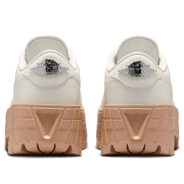 [HF3184-101] WOMENS AIR JORDAN RETRO 1 LOW BROOKLYN 'SAIL RATTAN'