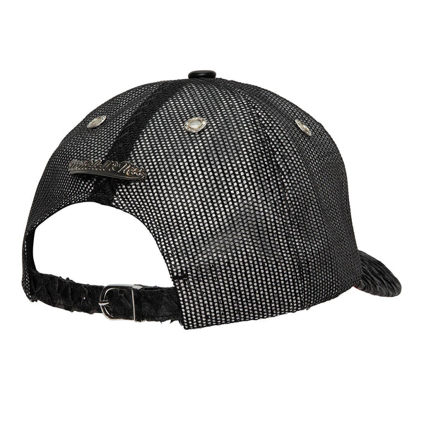 Mens MITCHELL & NESS NBA 75TH PLATINUM LUX TRUCKER RAPTORS