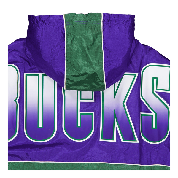 MENS MITCHELL & NESS TEAM OG 2.0 ANORAK WINDBREAKER BUCKS