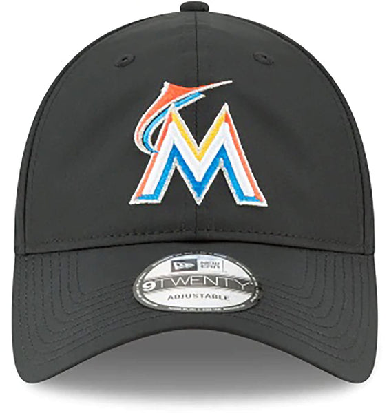 [11591248] MENS NEW ERA MLB MIAMI MARLINS 920 PERF PIV HOOK & LOOP - BLACK