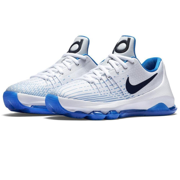 [768867-144] Grade School Nike KD 8 GS 'WHITE NAVY'