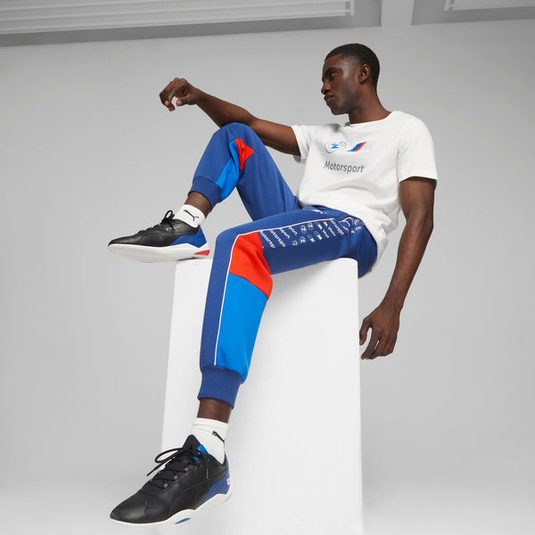 [621314-02] MENS PUMA BMW MOTORSPORTS ESSENTIALS LOGO TEE