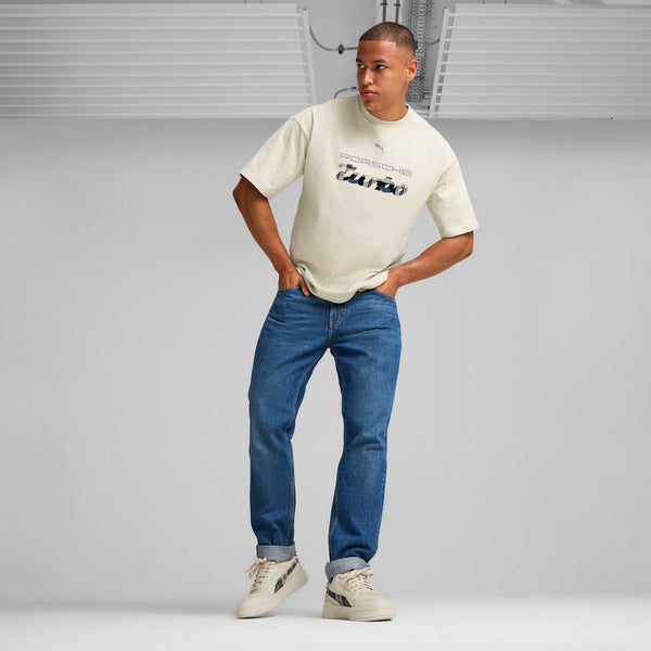 [626367-02] MENS PUMA PL PORSCHE LEGACY STATEMENT LOGO TEE