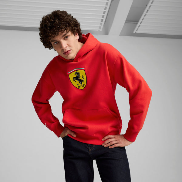 [627054-02] MENS PUMA FERRARI RACE BIG SHIELD HOODIE