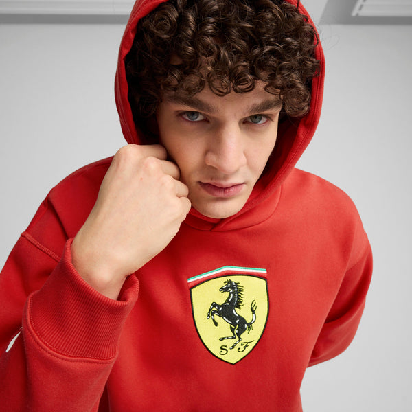 [627054-02] MENS PUMA FERRARI RACE BIG SHIELD HOODIE