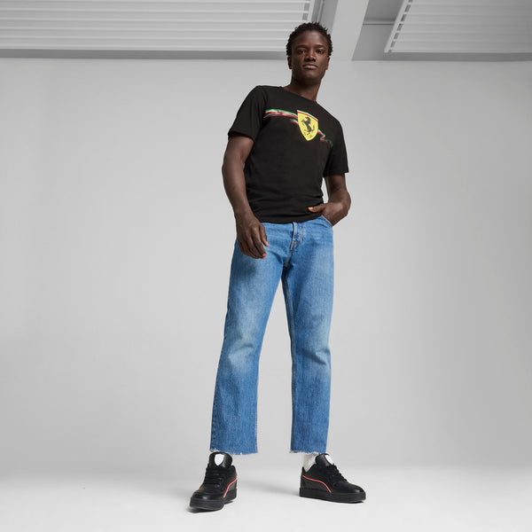 [627055-01] MENS PUMA FERRARI RACE BIG SHIELD TEE
