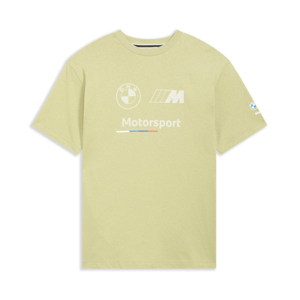[629224-05] MENS PUMA BMW MOTORSPORTS ESSENTIALS LOGO STRIPE TEE