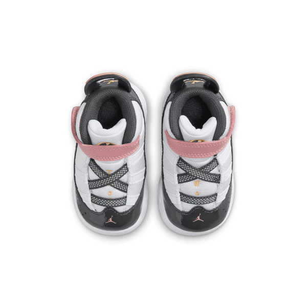 [DV3179-101] TODDLERS AIR JORDAN 6 RINGS 'WHITE RED STARDUST'