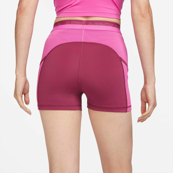 [DX0059-653] WOMENS NIKE PRO HIGH-WAISTED 3" TRAINING SHORTS WITH POCKETS