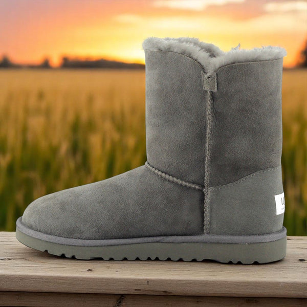 [5803-GREY] WOMENS UGG BAILEY BUTTON