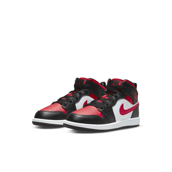 [640734-079] Preschool Air Jordan Retro 1 Mid (PS) 'Fire Red'