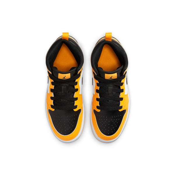 [640734-701] Preschool Air Jordan Retro 1 Mid 'Taxi' (PS)