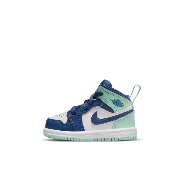 [640735-413] Toddlers Air Jordan Retro 1 Mid (TD) 'Mystic Navy Mint Foam'