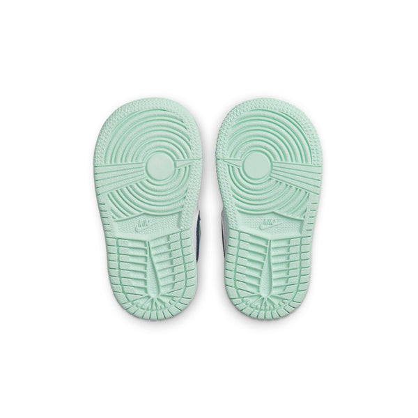 [640735-413] Toddlers Air Jordan Retro 1 Mid (TD) 'Mystic Navy Mint Foam'