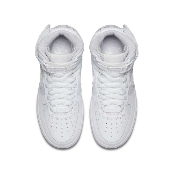 [653998-100] Grade School Nike AIR FORCE 1 HIGH 'WHITE (GS)'