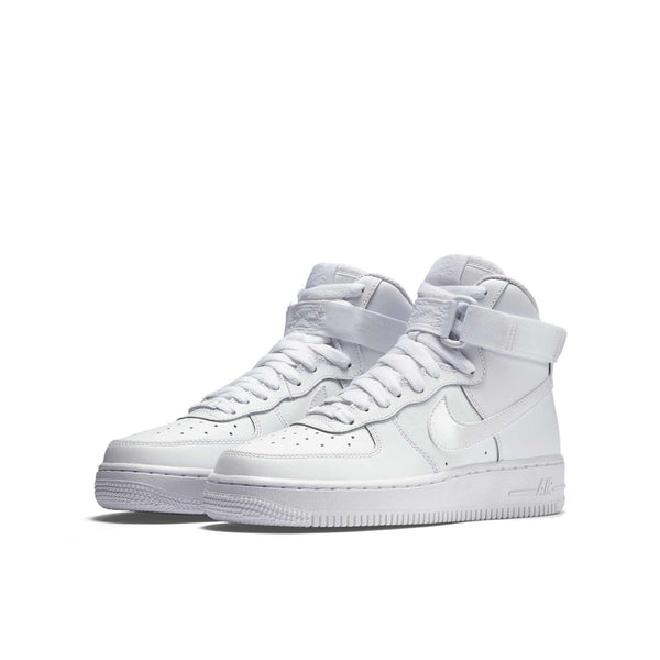 [653998-100] Grade School Nike AIR FORCE 1 HIGH 'WHITE (GS)'