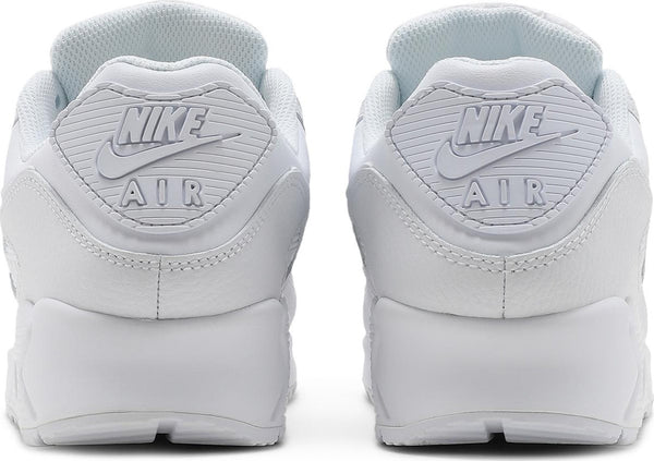 [CZ5594-100] Mens Nike AIR MAX 90 'LEATHER TRIPLE WHITE'