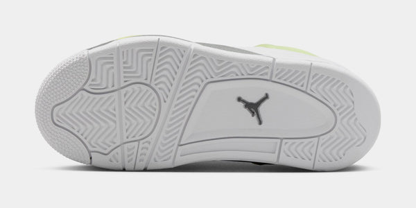 [HJ5991-100] PRESCHOOL AIR JORDAN RETRO 4 'LIGHT LEMON TWIST' (PS)
