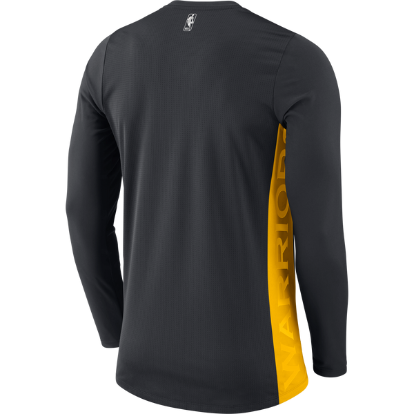 [908039-014] Mens Nike NBA Golden State Warriors Dri-Fit Long Sleeve T-Shirt