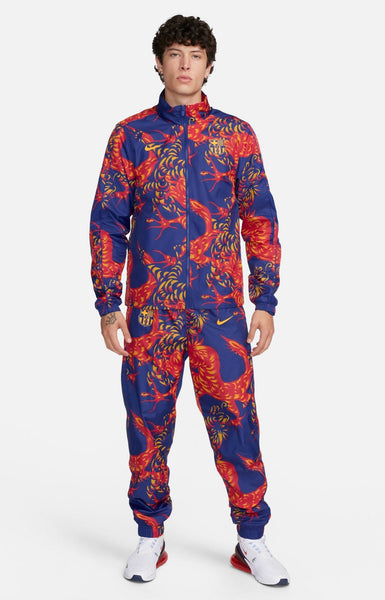 [FJ5565-455] MENS NIKE FC BARCELONA SOCCER WOVEN TRACKSUIT
