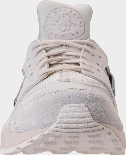 [704830-013] MENS NIKE AIR HUARACHE RUN PRM 'LIGHT BONE METALLIC COOL GREY-SAIL'