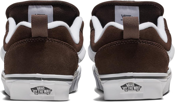 [VN0009QCNWH] MENS VANS KNU SKOOL - BROWN/WHITE