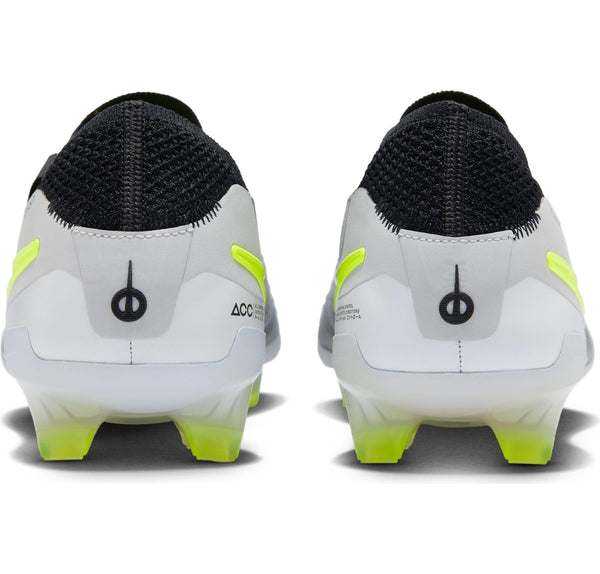 [DV4328-001] MENS NIKE TIEMPO LEGEND 10 ELITE FG 'METALLIC SILVER VOLT BLACK'