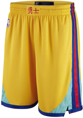 [9Z2B7BAKK-WAR] Youth Nike NBA Golden State Warriors Chinese Heritage Shorts