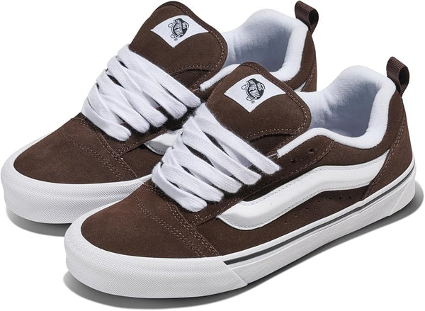 [VN0009QCNWH] MENS VANS KNU SKOOL - BROWN/WHITE