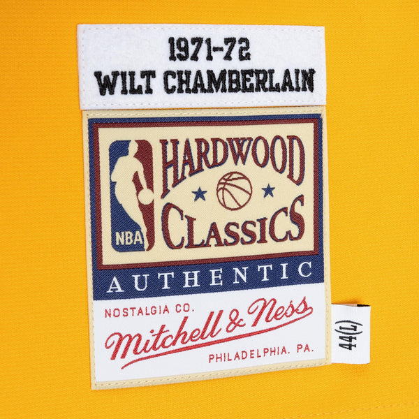 Mens Mitchell & Ness NBA AUTHENTIC JERSEY LAKERS 1971 WILT CHAMBERLAIN