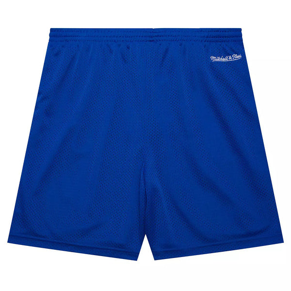 MENS MITCHELL & NESS NBA GAMEDAY MESH 7IN SHORTS VINTAGE LOGO KNICKS