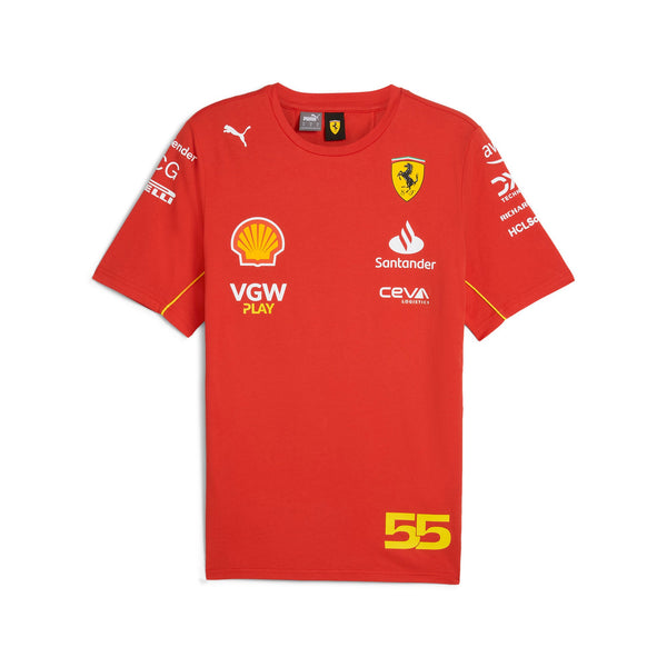 [763604-01] MENS PUMA SF SCUDERIA FERRARI SAINZ TEE