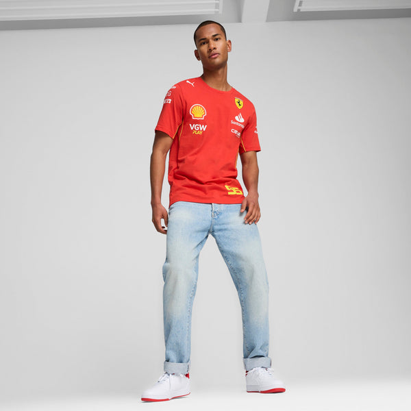 [763604-01] MENS PUMA SF SCUDERIA FERRARI SAINZ TEE