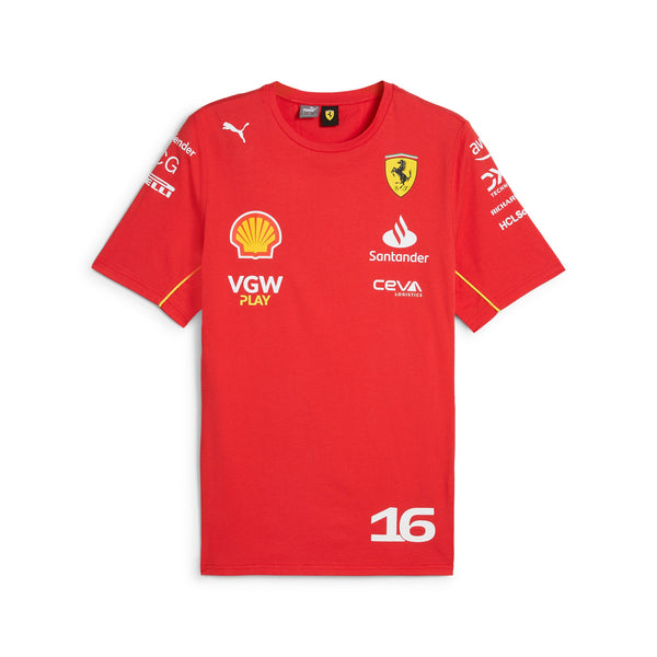 [763605-01] MENS PUMA SF SCUDERIA FERRARI LECLERC TEE