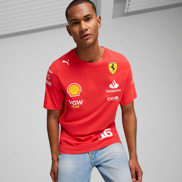 [763605-01] MENS PUMA SF SCUDERIA FERRARI LECLERC TEE