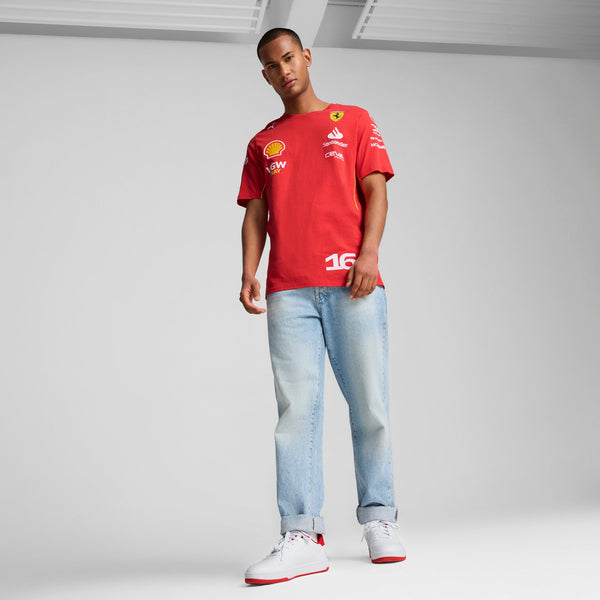 [763605-01] MENS PUMA SF SCUDERIA FERRARI LECLERC TEE