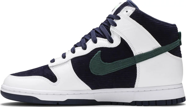 [DH0953-400] Mens Nike Dunk High 'Sports Specialties White Navy'