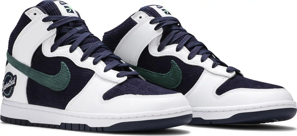 [DH0953-400] Mens Nike Dunk High 'Sports Specialties White Navy'