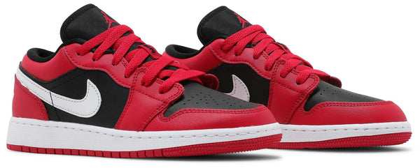 [553560-061] GRADE SCHOOL AIR JORDAN RETRO 1 LOW 'BLACK VERY BERRY' (GS)