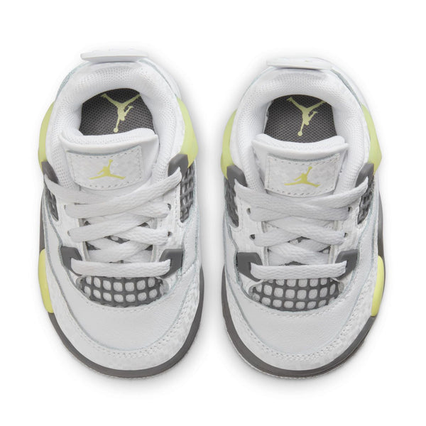 [HJ5989-100] TODDLERS AIR JORDAN RETRO 4 'LIGHT LEMON TWIST' (TD)
