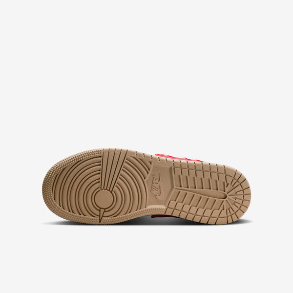 [HJ5961-500] GRADE SCHOOL AIR JORDAN RETRO 1 LOW SE FEM 'PEANUT BUTTER & JELLY'