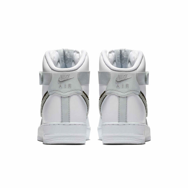 [806403-105] Mens Nike Air Force 1 High '3D Chenille White Grey Black'