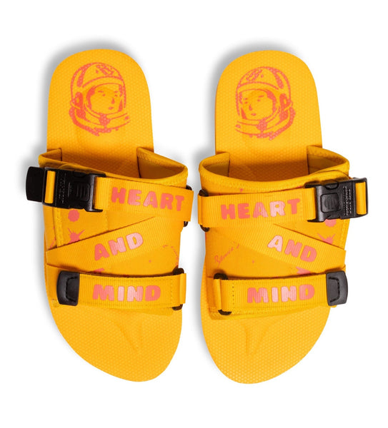 [811-4802/DAFFODIL] MENS BILLIONAIRE BOYS CLUB SPACE WALKER II SLIDE 'DAFFODIL'