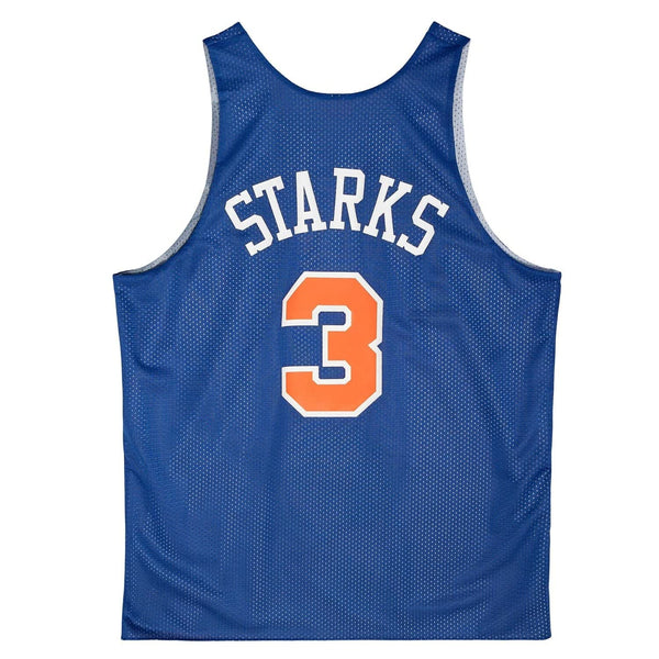 MENS MITCHELL & NESS REVERSIBLE MESH TANK KNICKS JOHN STARKS
