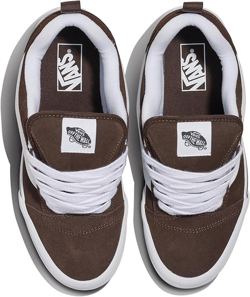 [VN0009QCNWH] MENS VANS KNU SKOOL - BROWN/WHITE