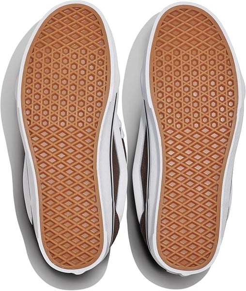 [VN0009QCNWH] MENS VANS KNU SKOOL - BROWN/WHITE