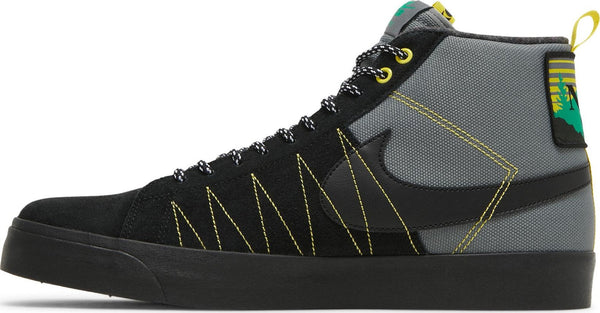 [DC8903-001] Mens Nike SB ZOOM BLAZER MID PRM 'ACCLIMATE COOL GREY YELLOW STRIKE'