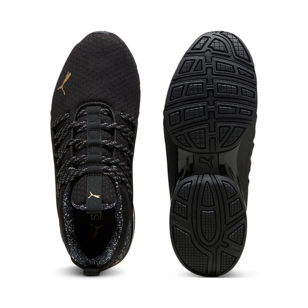 [310129-01] WOMENS PUMA AXELION MINIMA LEOPARD